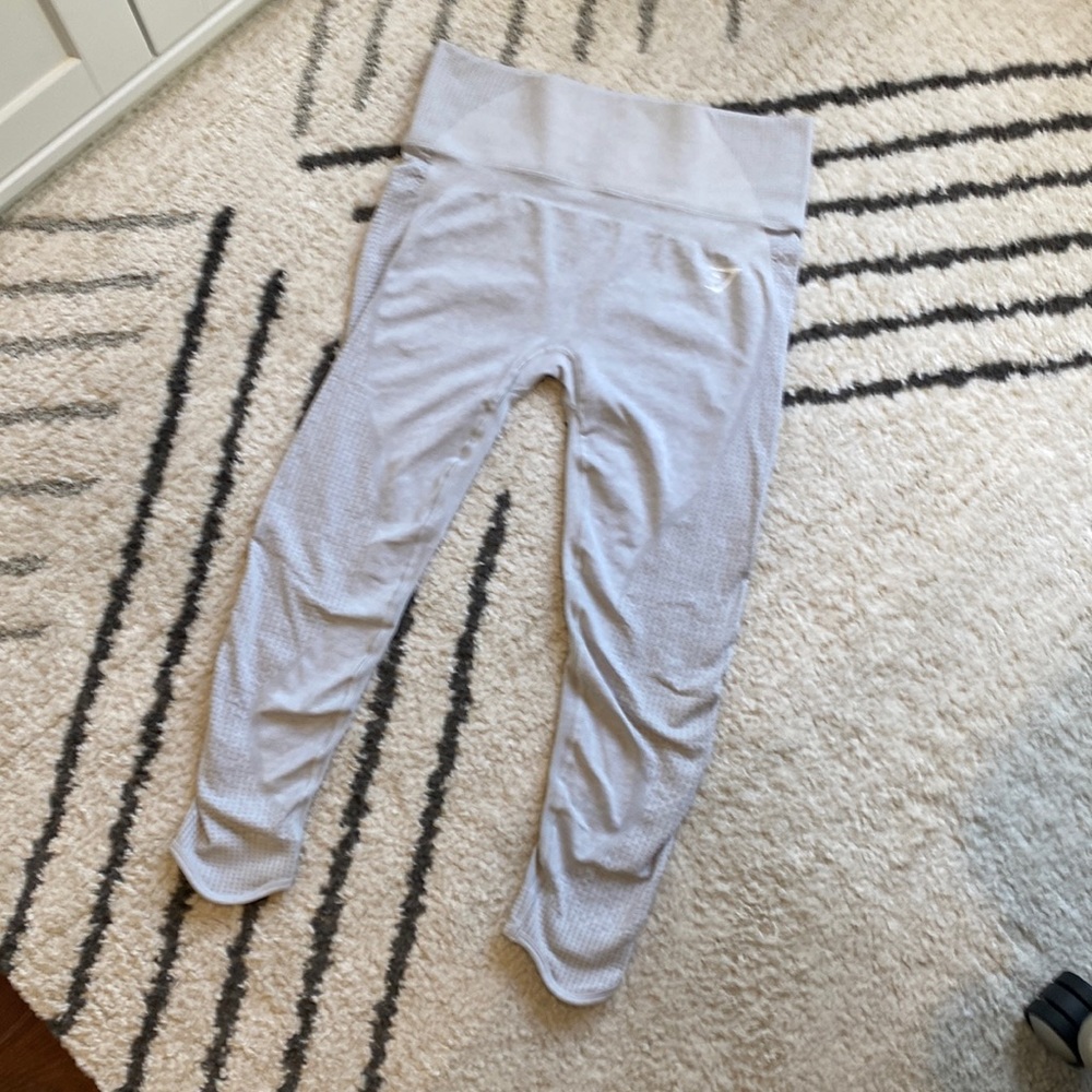 SALE Gymshark Vital Rise seamless size large light grey leggings